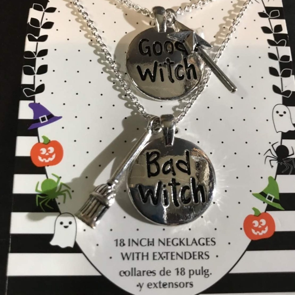Wicked inspired Good Witch, Bad Witch Necklace